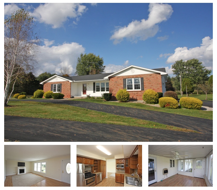 Country Ranch Home For Sale With Acreage in Mount Vernon Ohio Mount